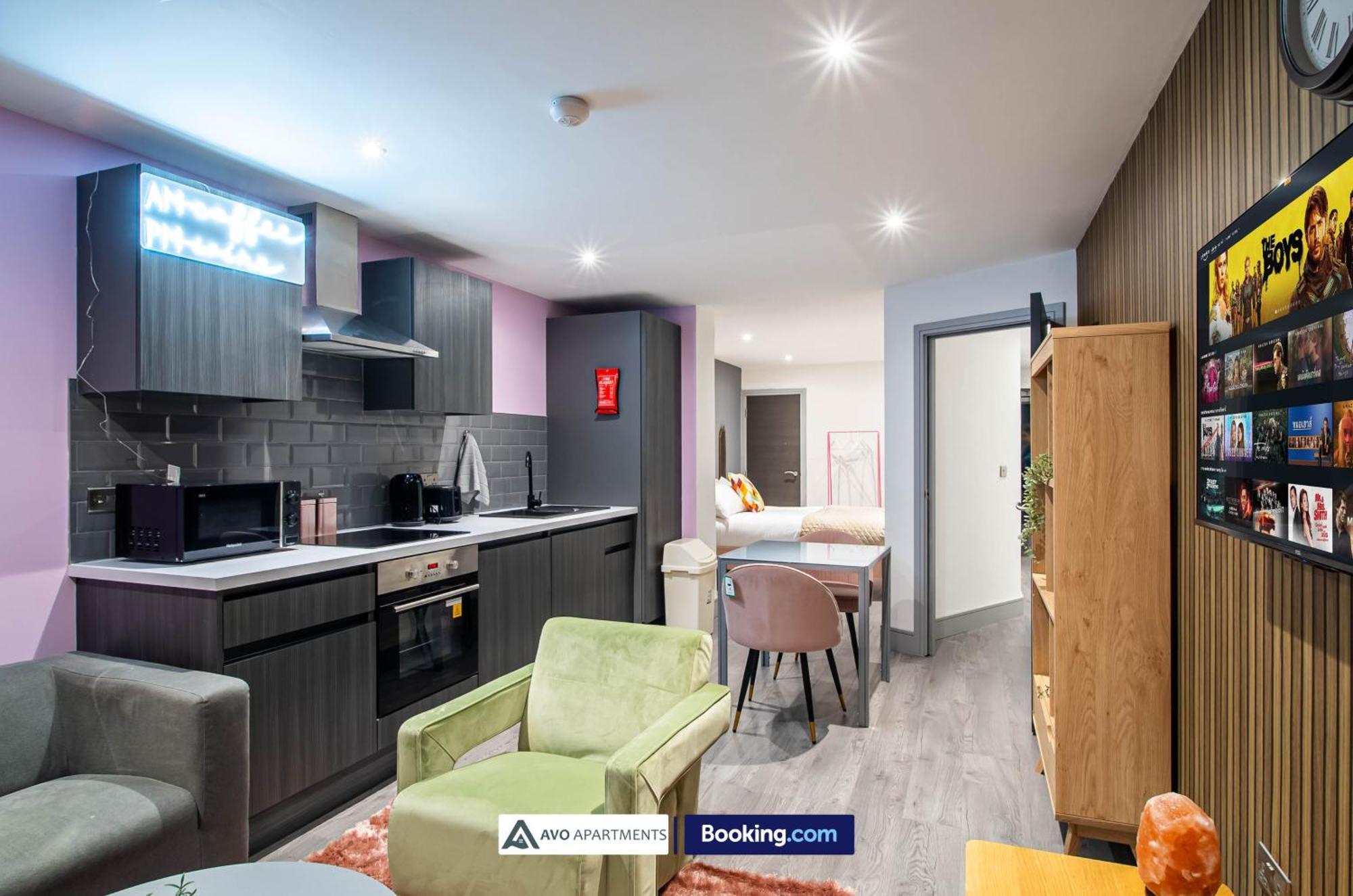 Alexander House Apartments By Avo Apartments Short Lets & Serviced Accommodation Bradford With Free Wifi & Parking ภายนอก รูปภาพ