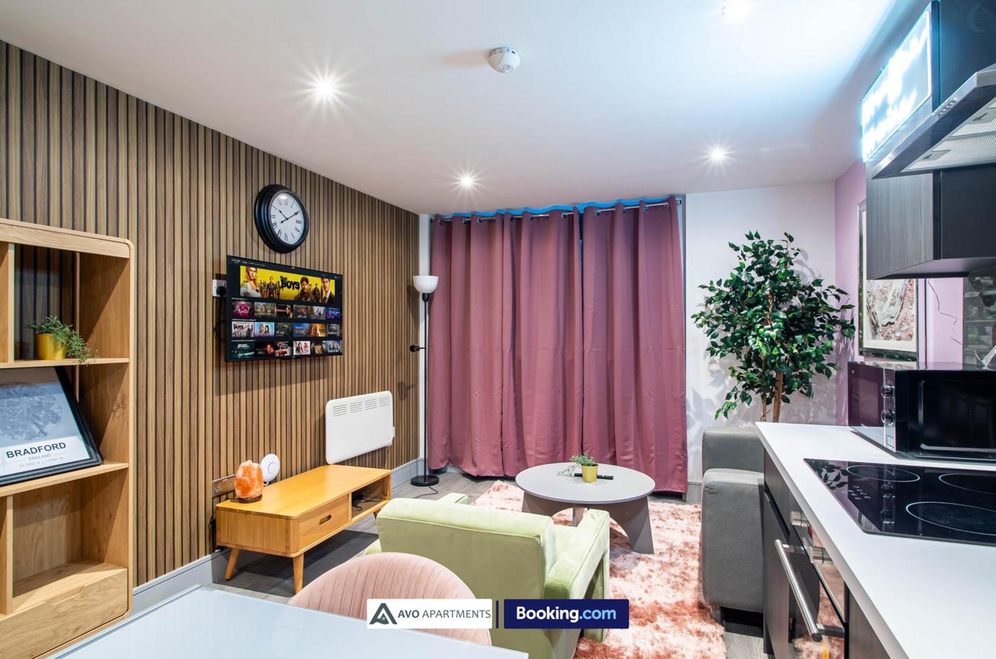 Alexander House Apartments By Avo Apartments Short Lets & Serviced Accommodation Bradford With Free Wifi & Parking ภายนอก รูปภาพ